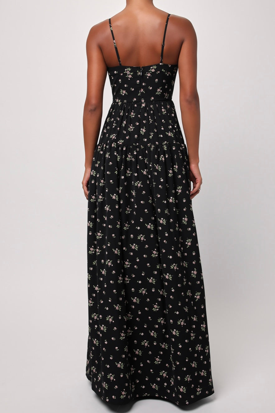Luisa Floral Bustier Dress