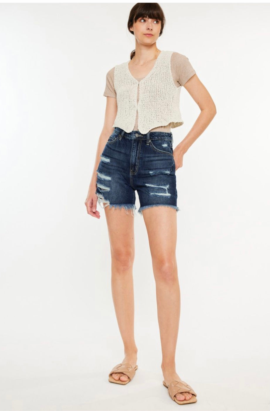 Final Sale - High Rise Denim Short