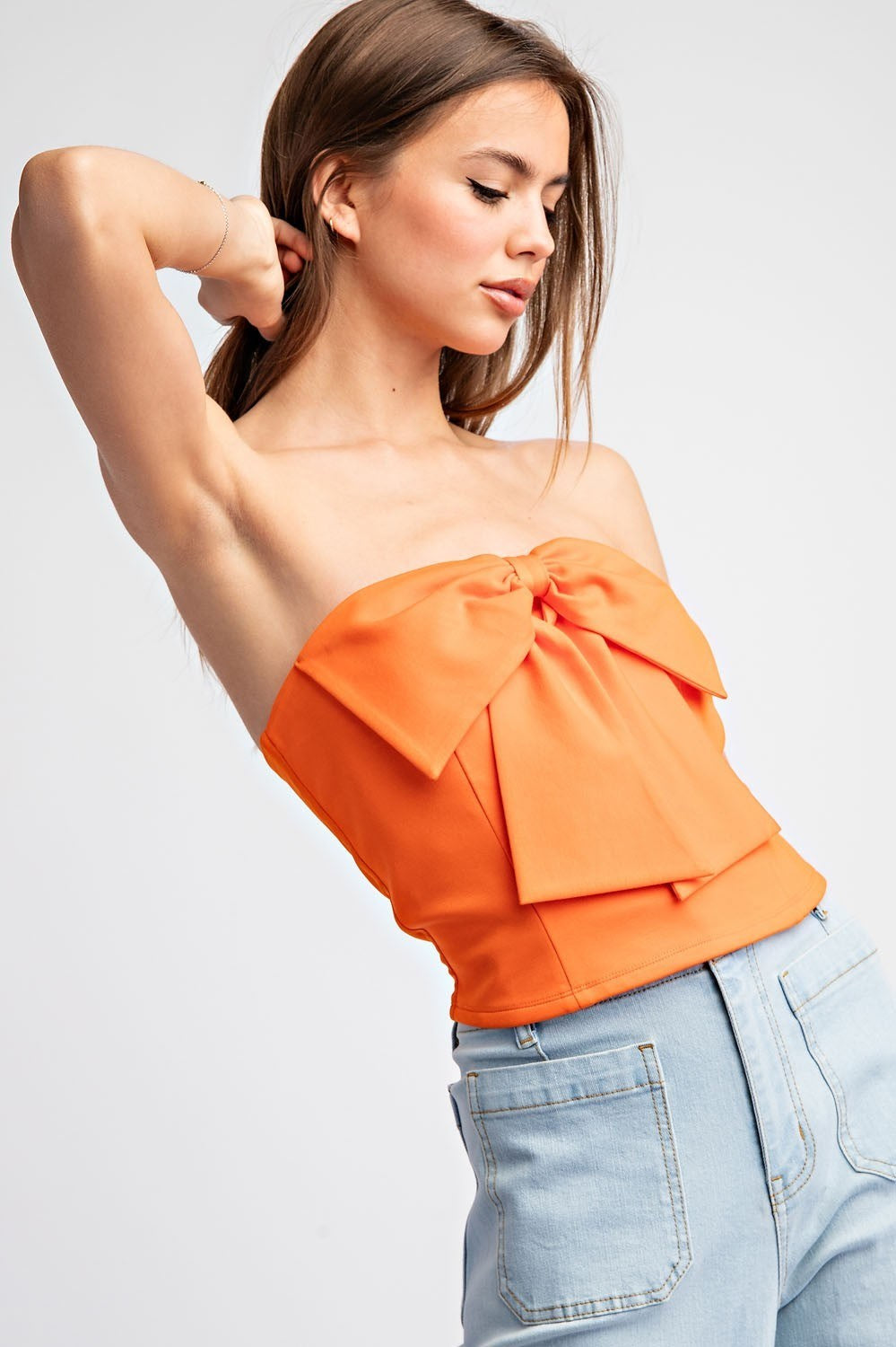 Final Sale - Bow Detail Tube Top