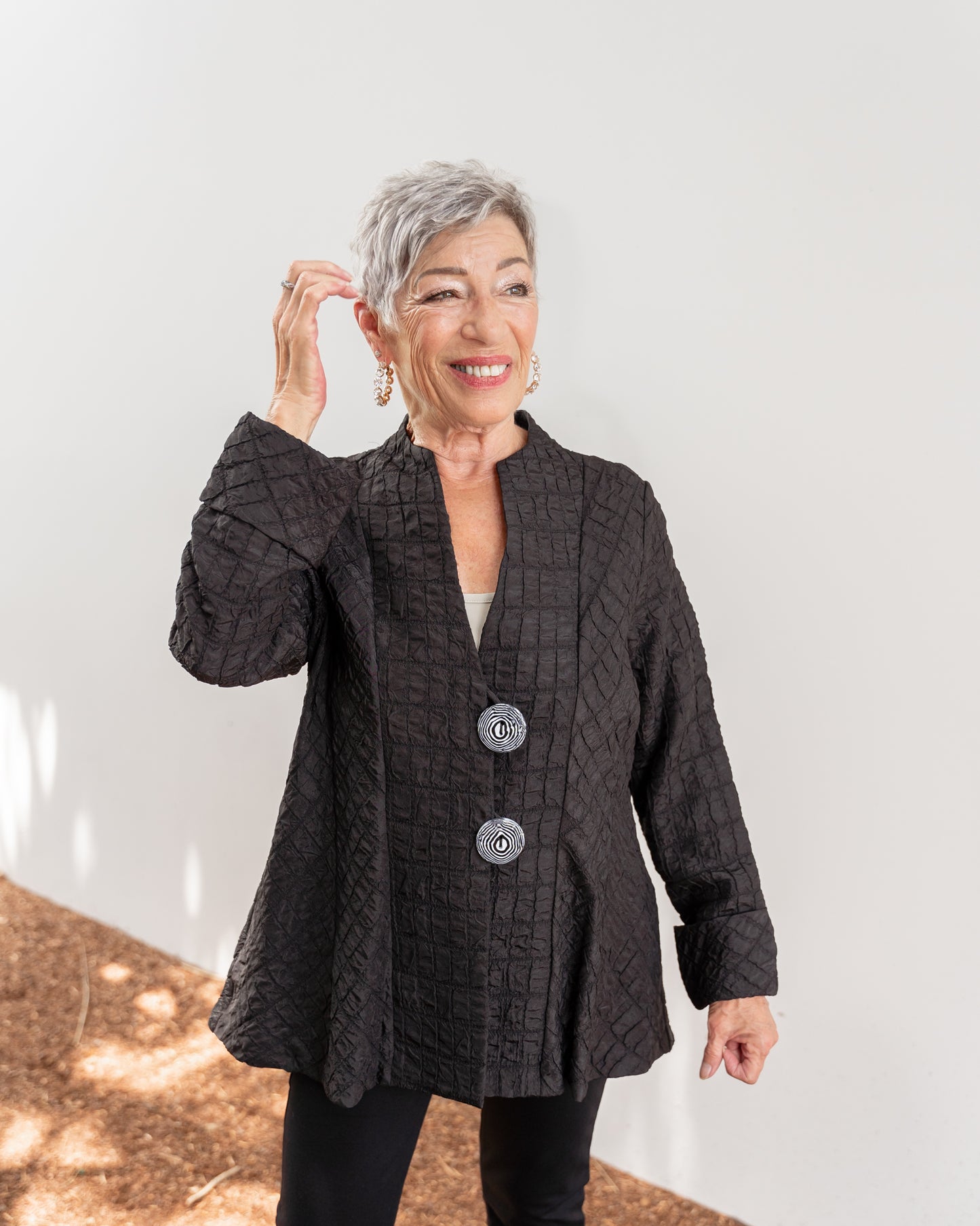 Final Sale - Solid Square Jacket