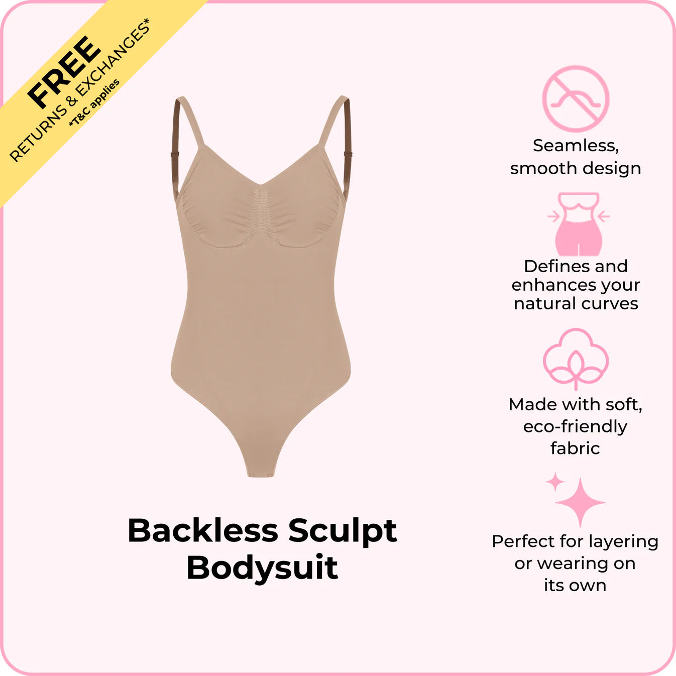 Backless Sculpt Bodysuit