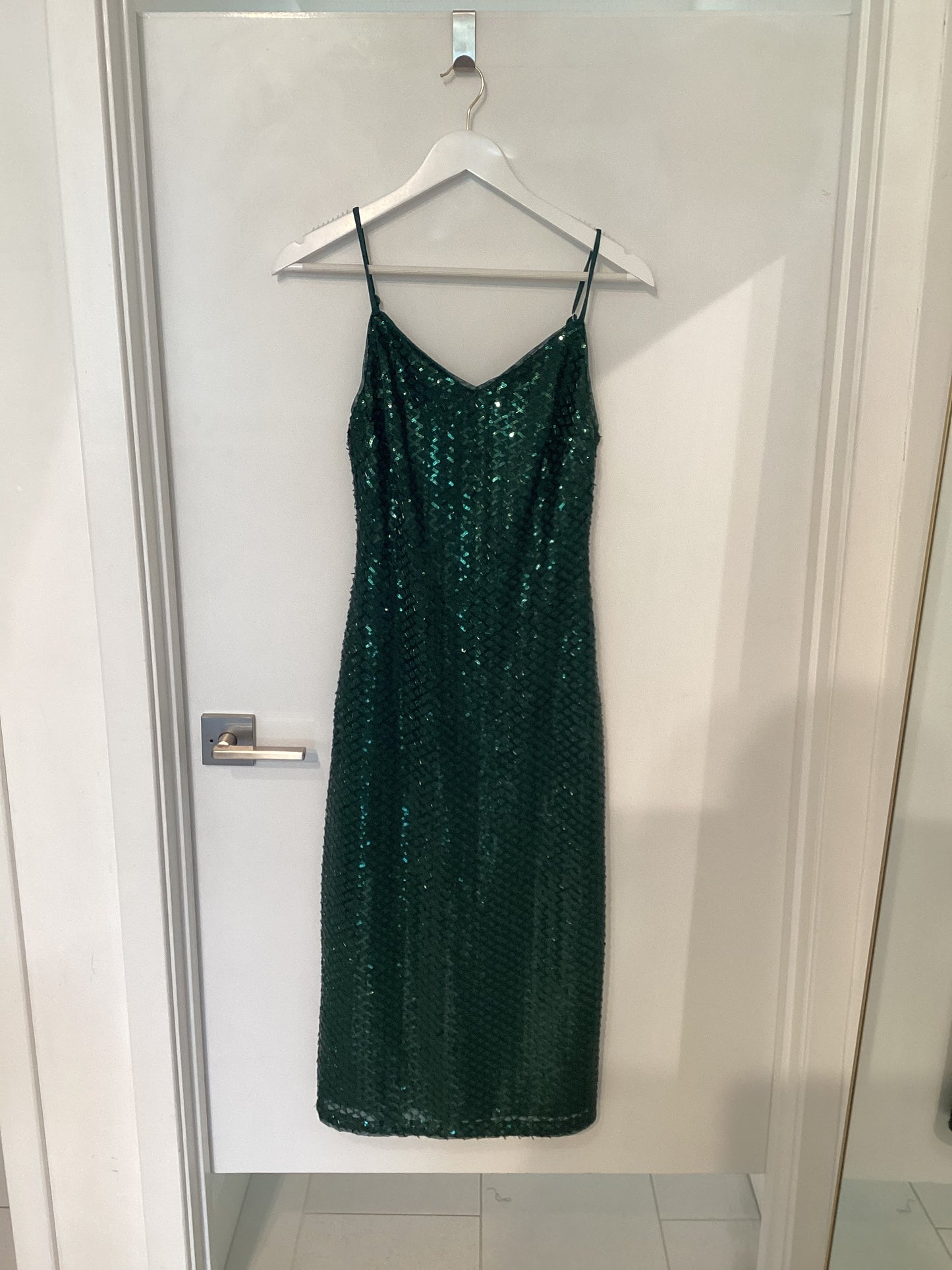 Emerald Sequin Dress