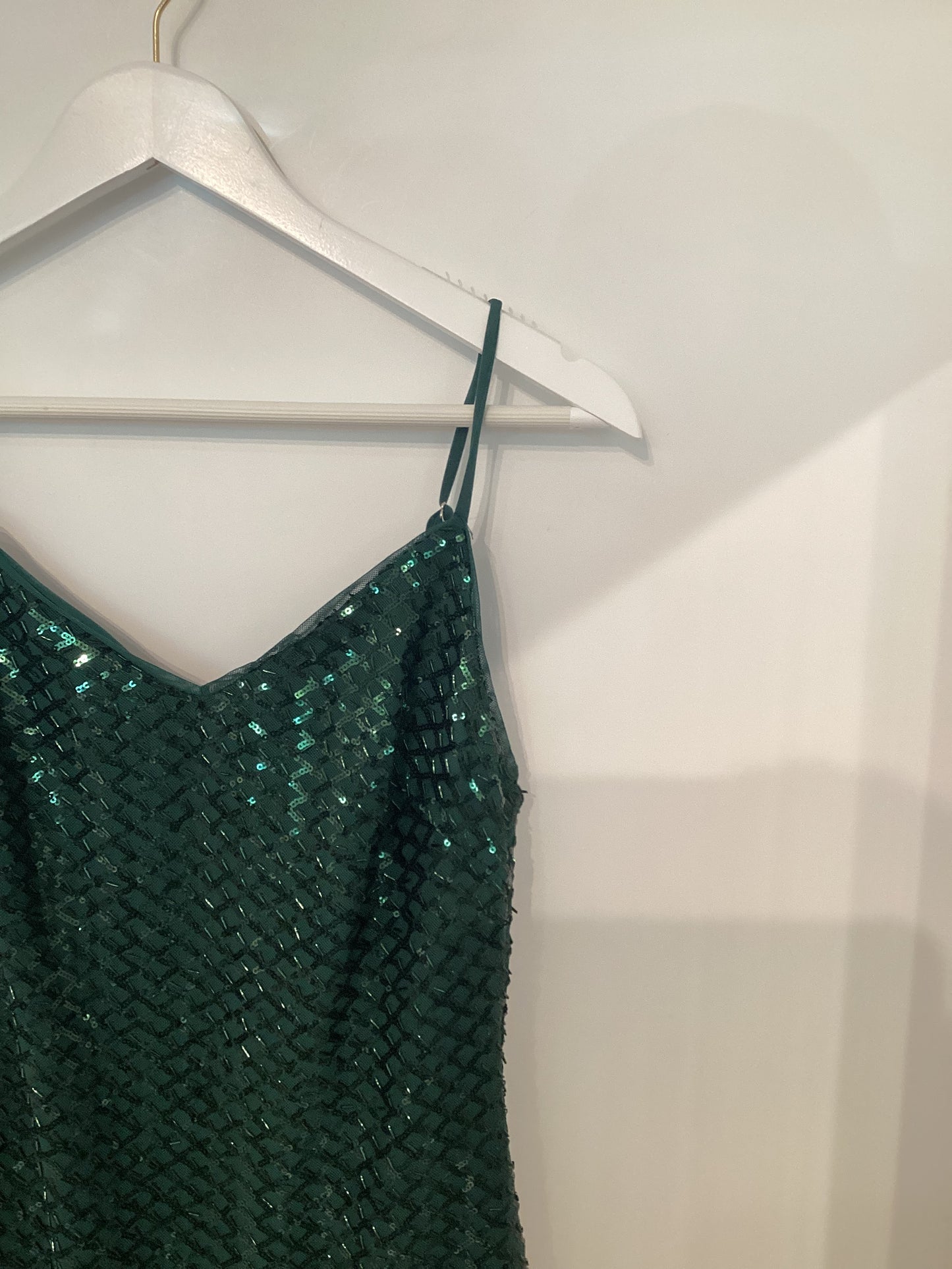 Emerald Sequin Dress