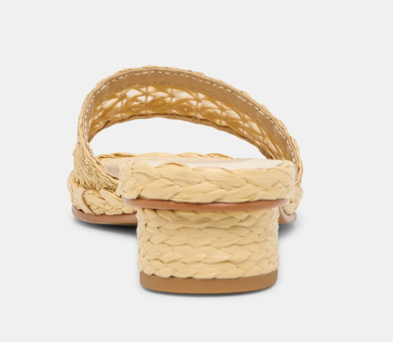 Dixi Sandals Lt Natural Cross Hatch Raffia