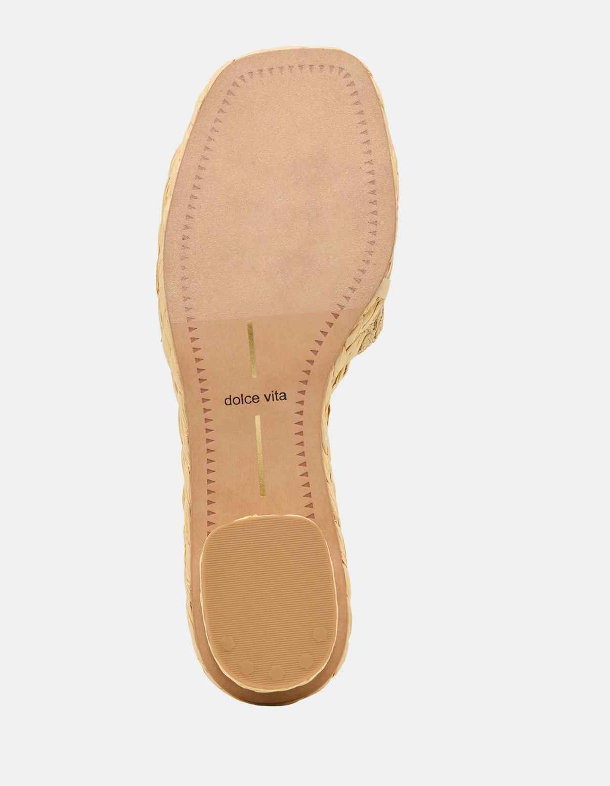 Dixi Sandals Lt Natural Cross Hatch Raffia
