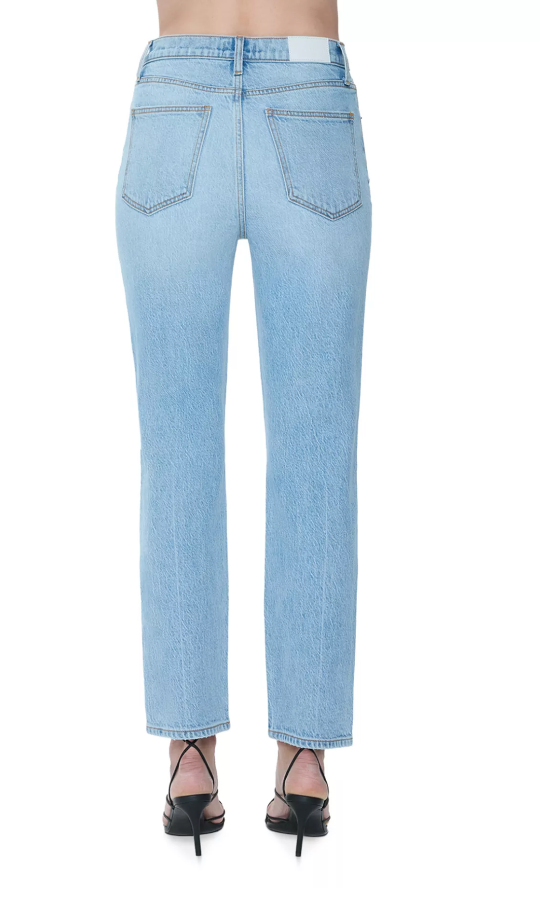 Bri High Rise Slim Straight Ankle Jeans