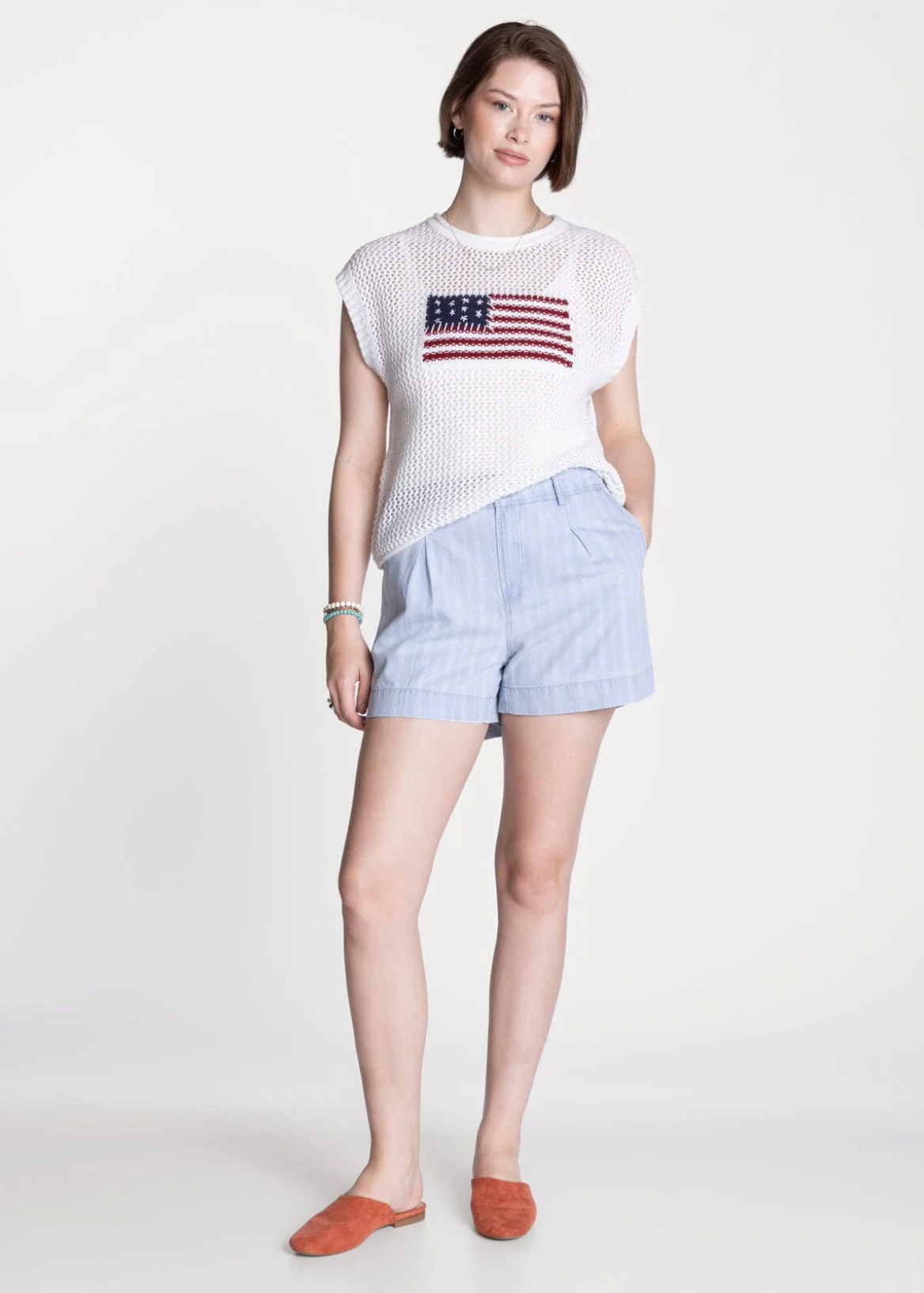 Acer Knit Flag Top