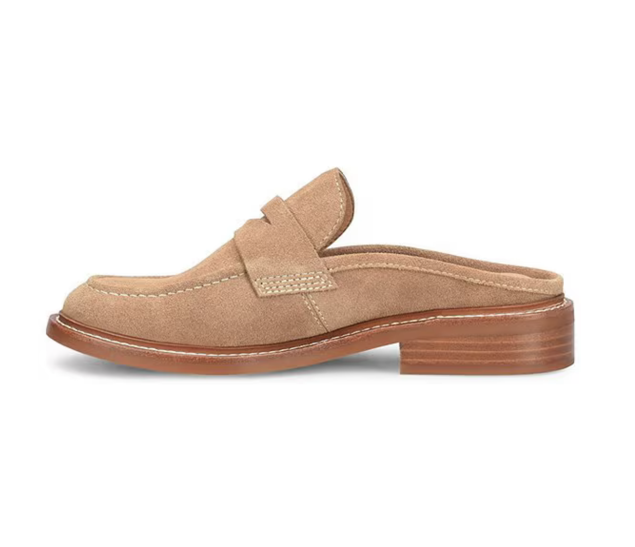 Monique Ultra Soft Suede Penny Keeper Mule
