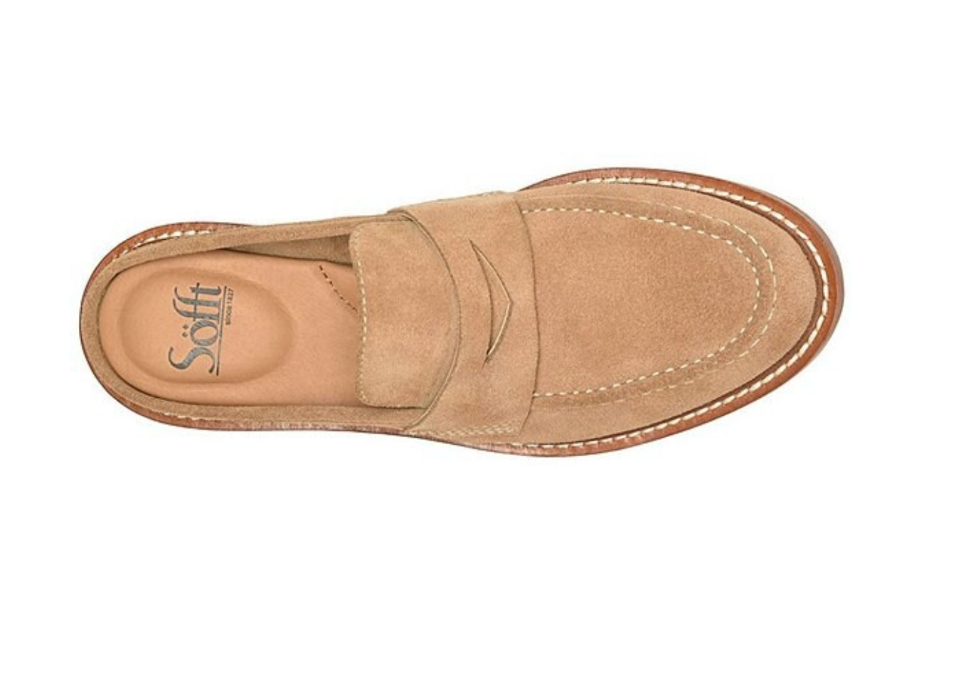Monique Ultra Soft Suede Penny Keeper Mule