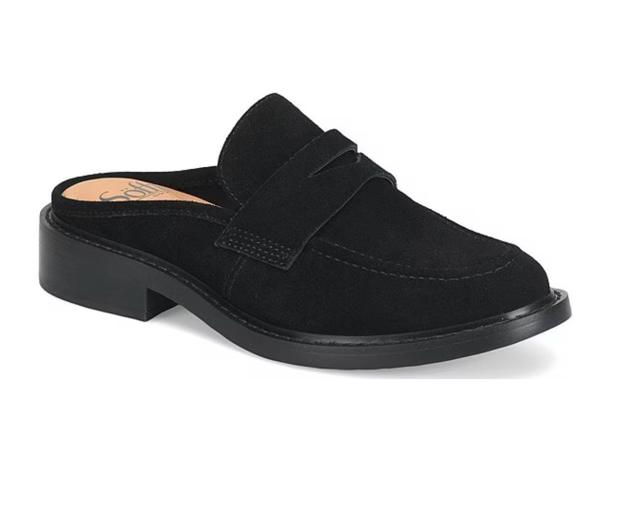 Monique Ultra Soft Suede Penny Keeper Mule