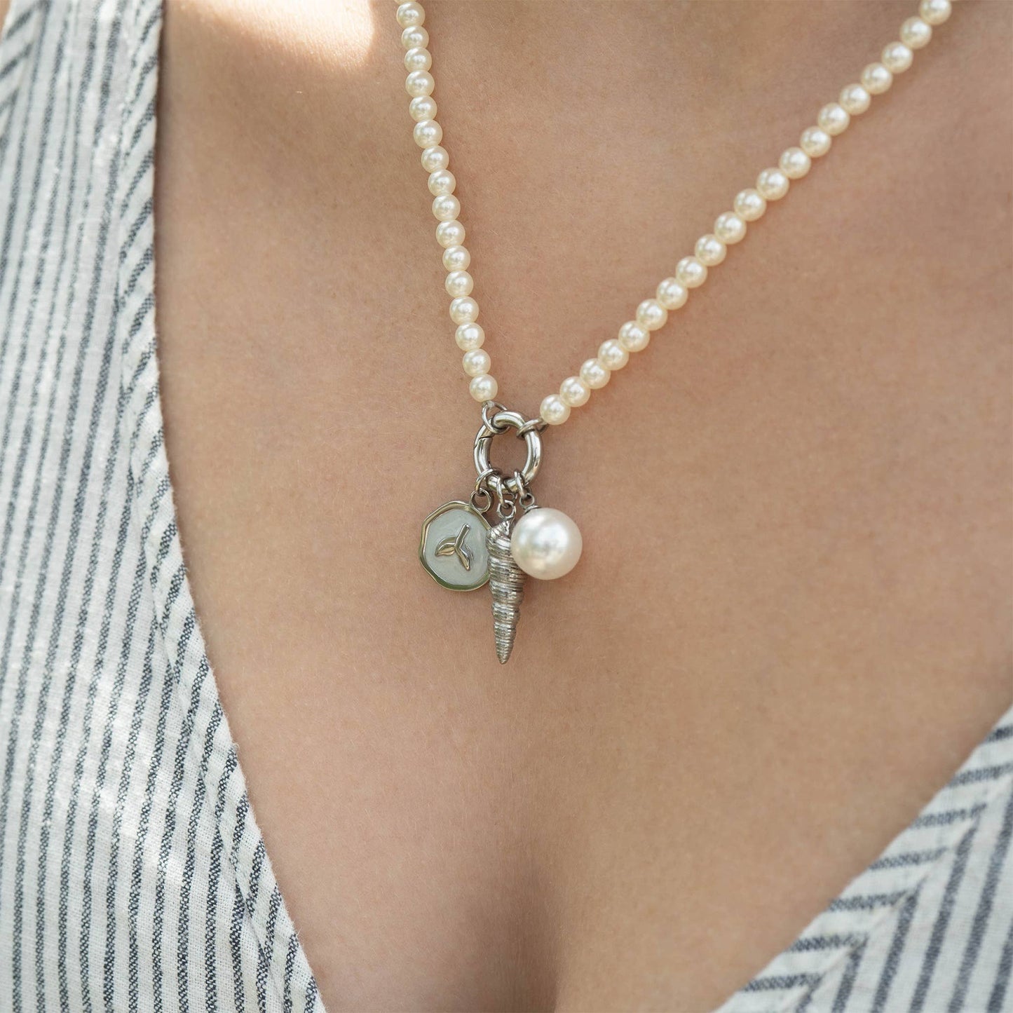 Glass Pearl Charms