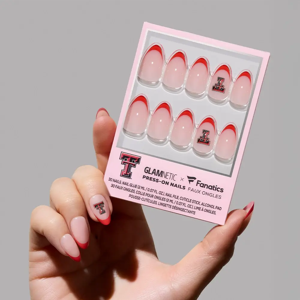 Glamnetic x Fanatics The Collegiate Press-On Nail Collection