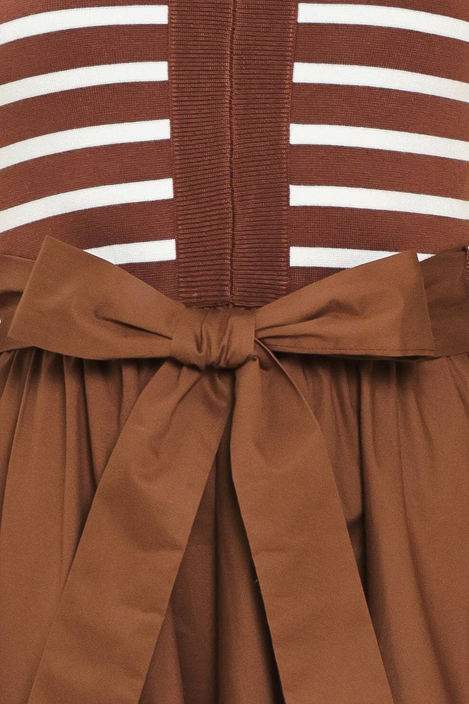 Sweater Combination Midi Dress