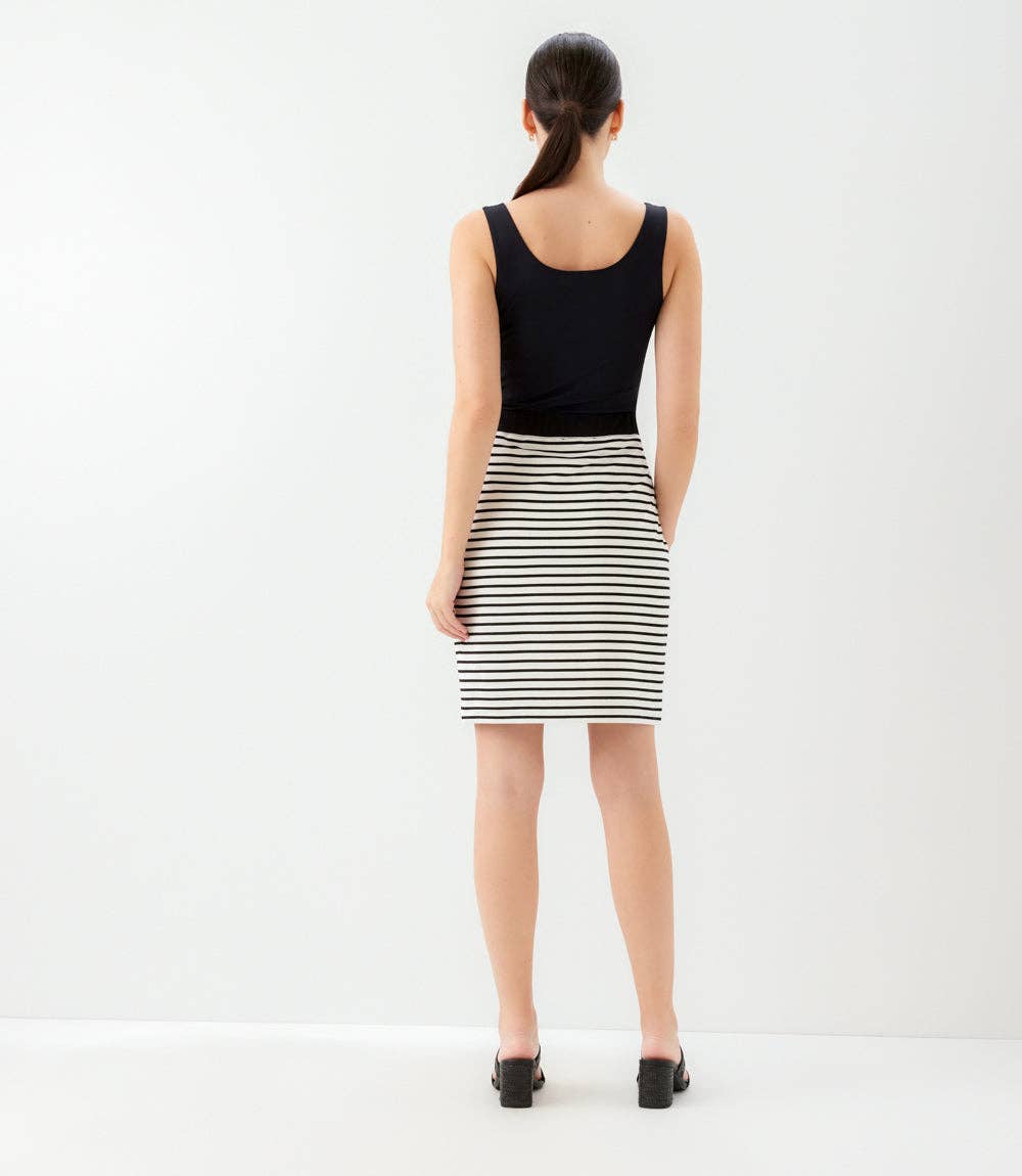 Stripe Short Skirt