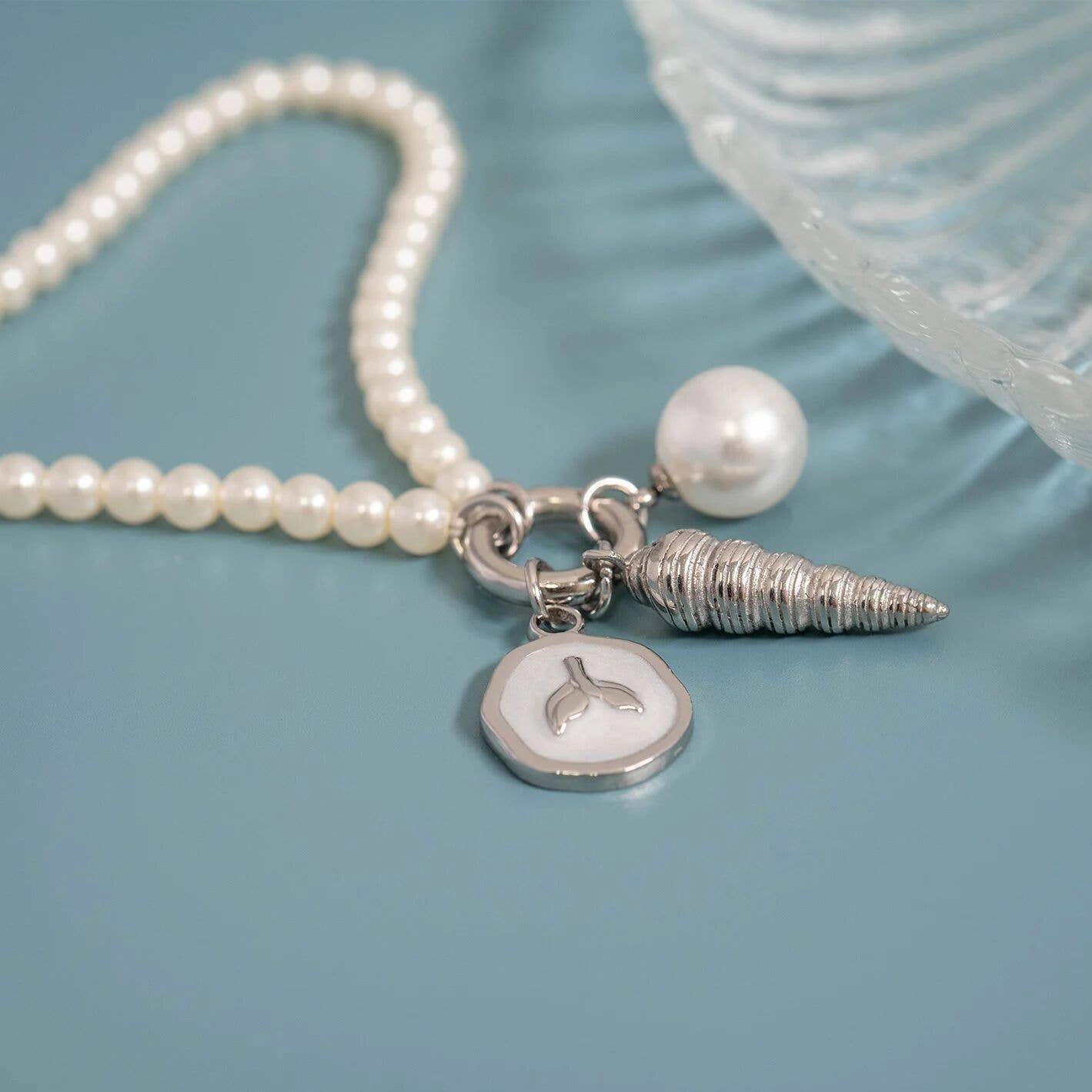 Glass Pearl Charms