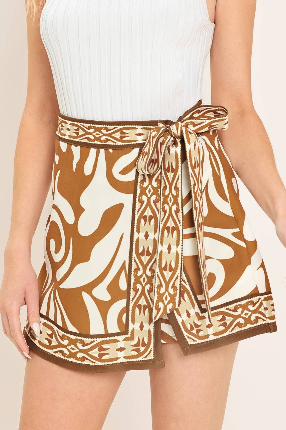 Wrap Woven Skort
