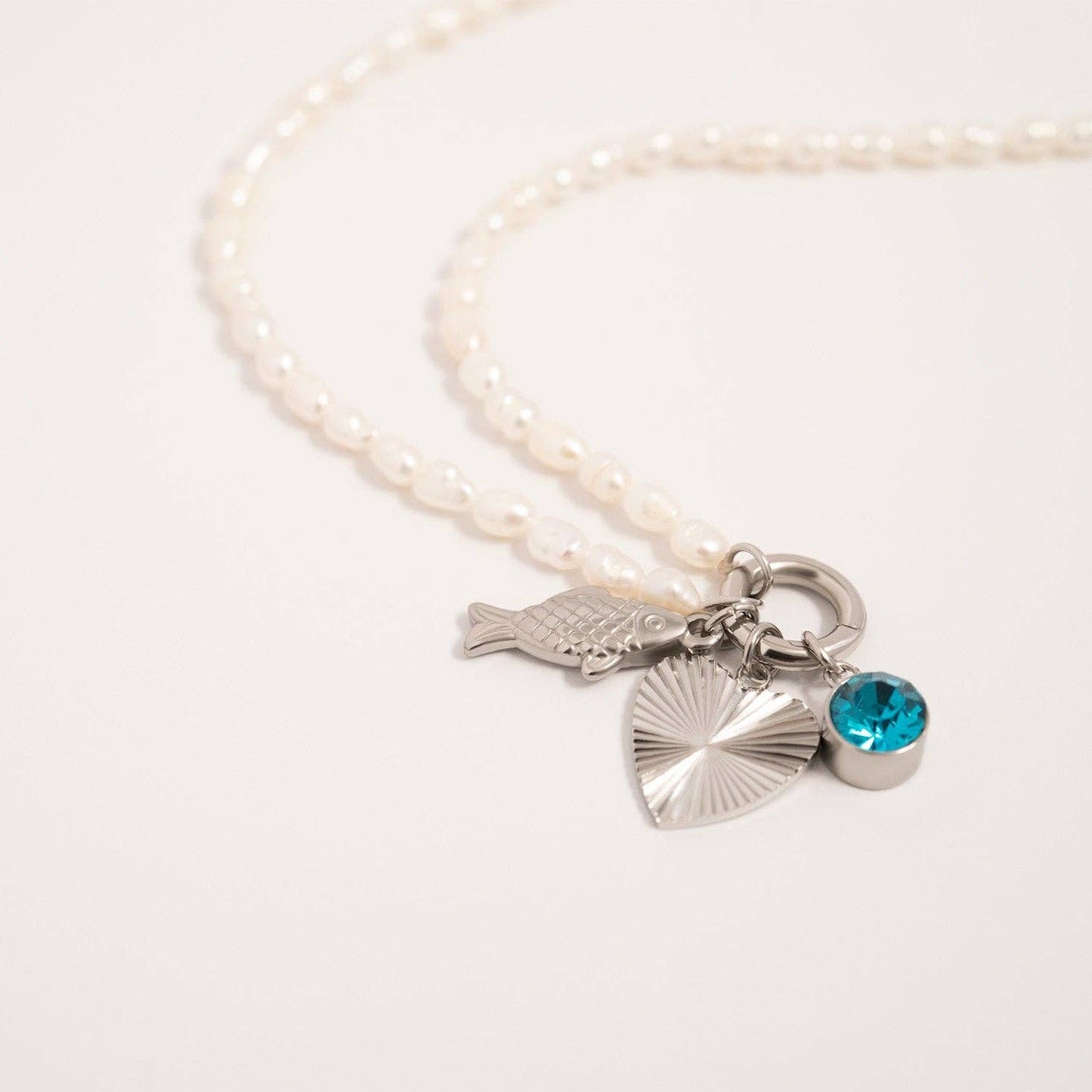 18K Gold PVD Stainless Steel Sunburst Heart Charm