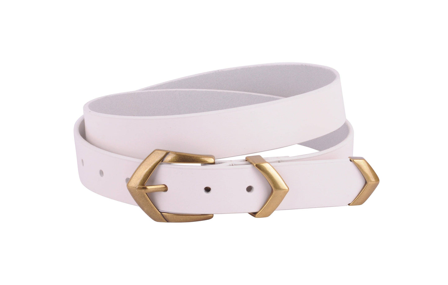 Boho Triangular Buckle Leather Belt Set