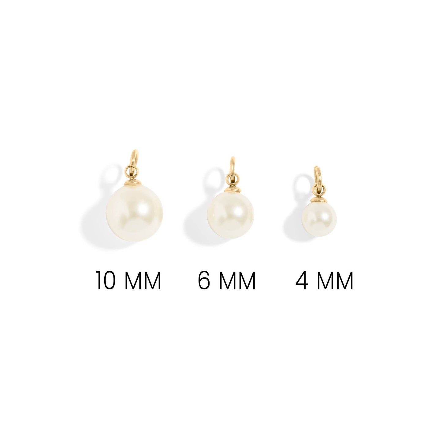 Glass Pearl Charms