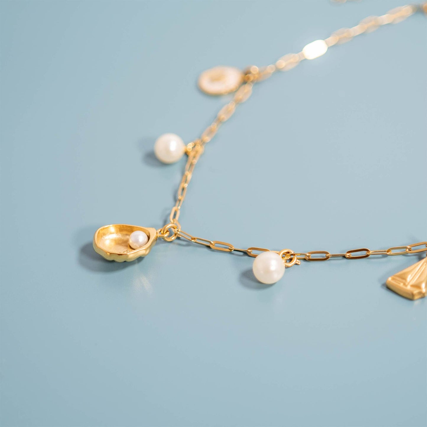Glass Pearl Charms