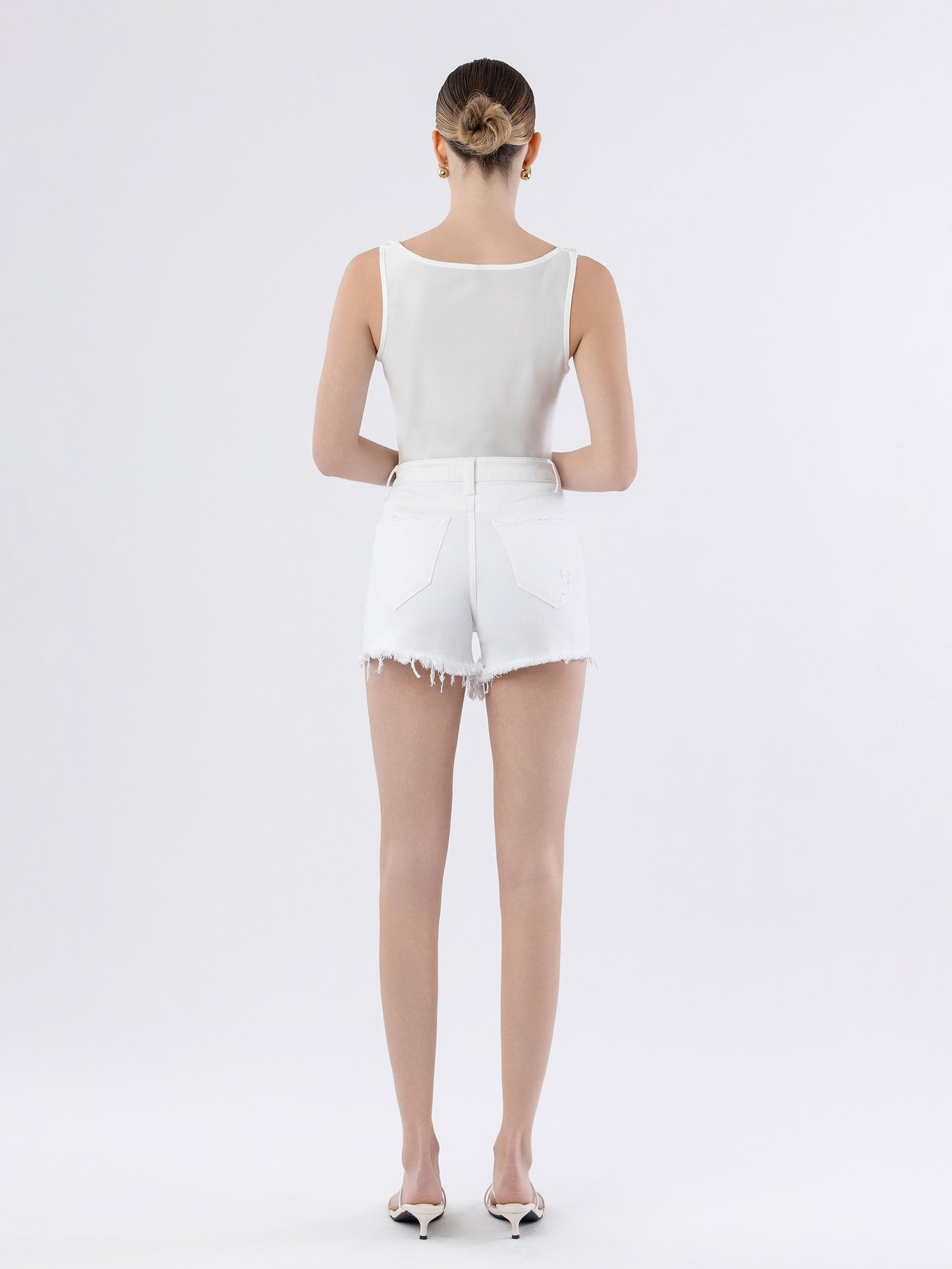 Tummy Control Super High Rise A Line Shorts