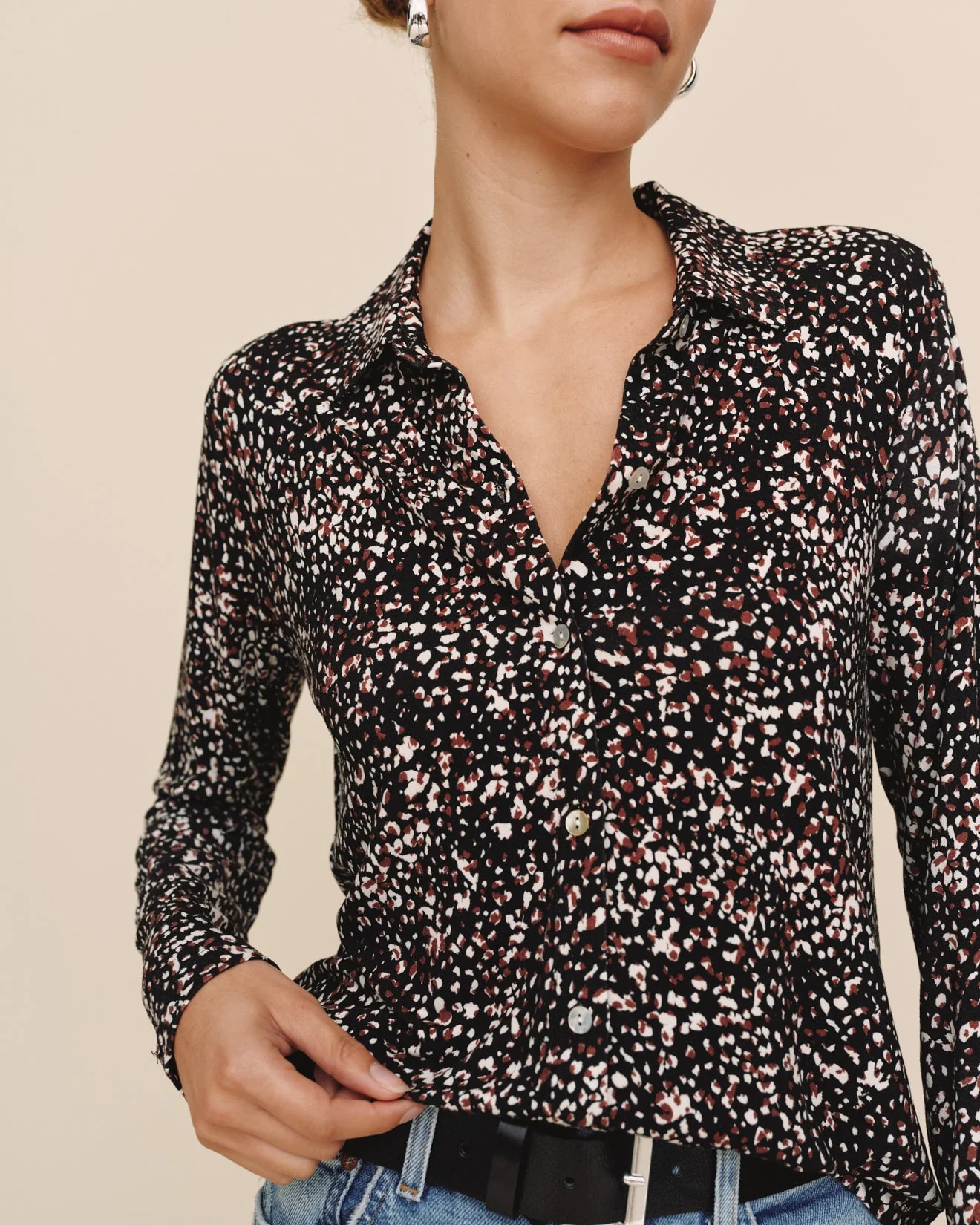 Bella Dahl Button up Knit Top