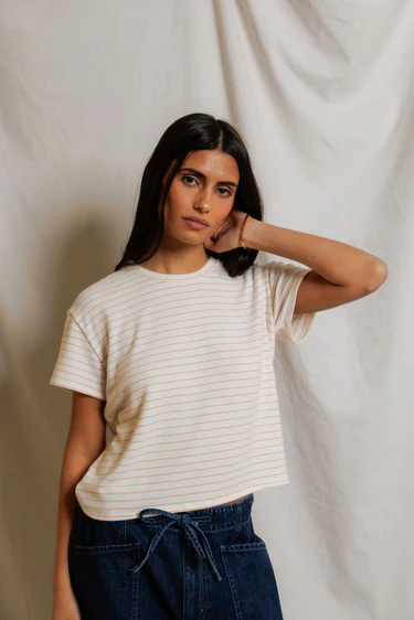 Erin Short Sleeve Crew Neck Baby Tee