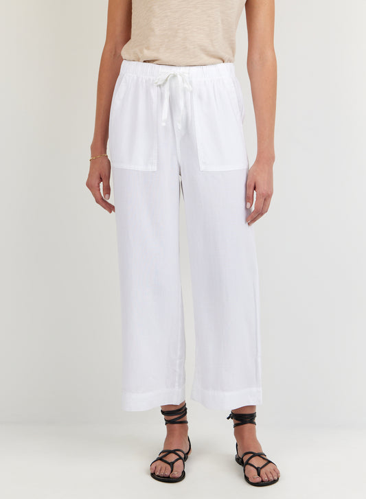 Easy Pocket Wide Leg Crop