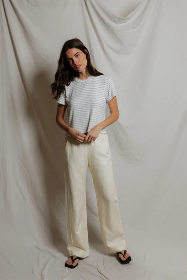 Erin Short Sleeve Crew Neck Baby Tee