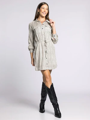 The Edna Dress With a Tie Waist