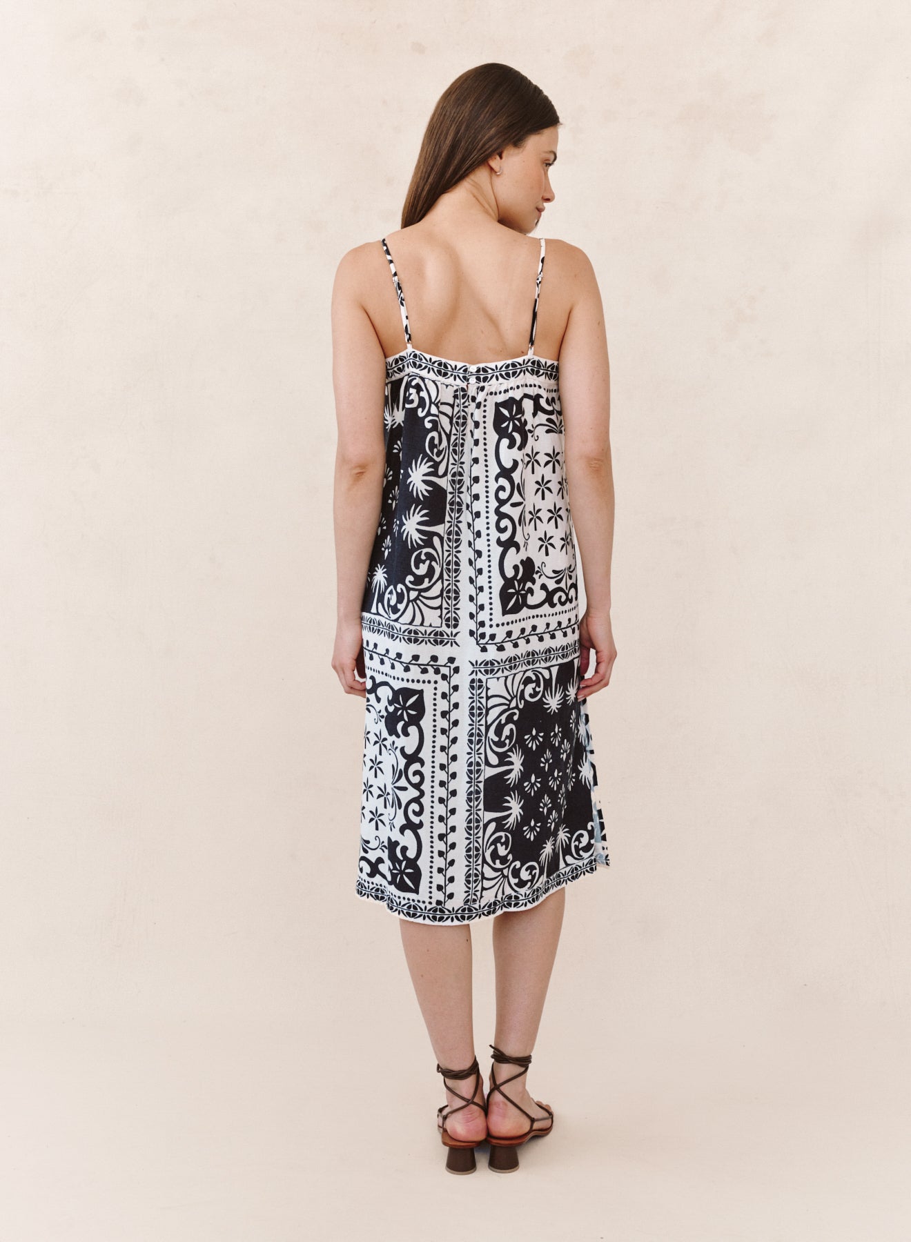 Spaghetti Strap Midi Dress