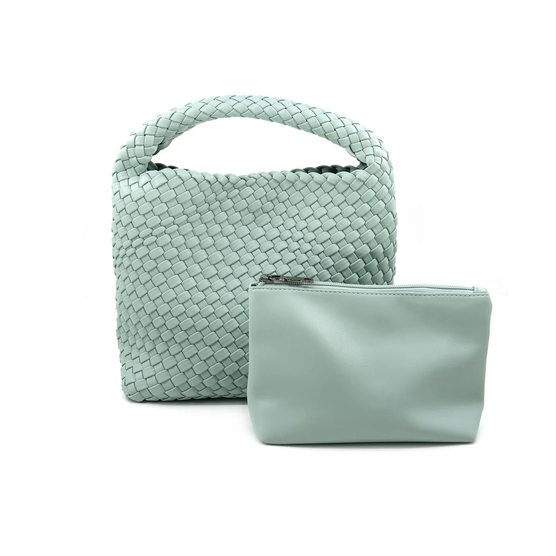 Woven Mini Hobo Bag