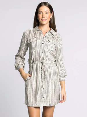 The Edna Dress With a Tie Waist