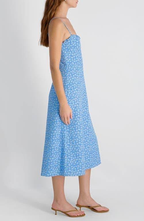 Stacey Floral Print Sleeveless Midi Dress