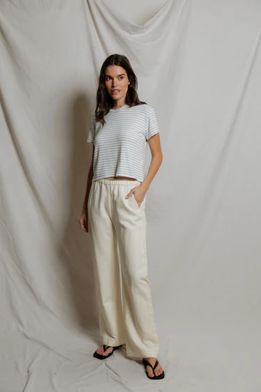 Erin Short Sleeve Crew Neck Baby Tee