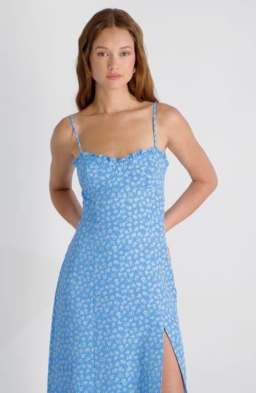 Stacey Floral Print Sleeveless Midi Dress