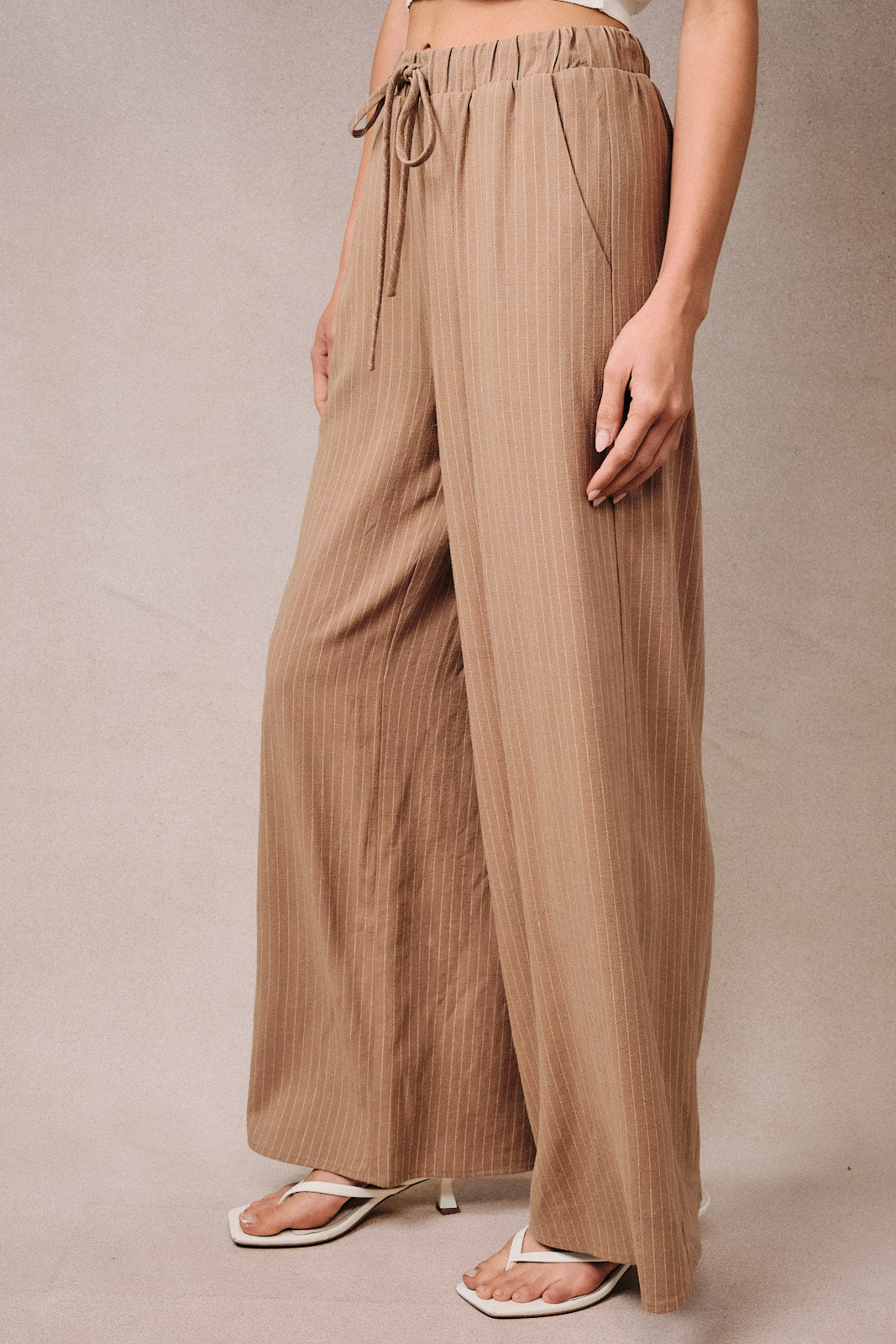 High Waist Wide Leg Pants