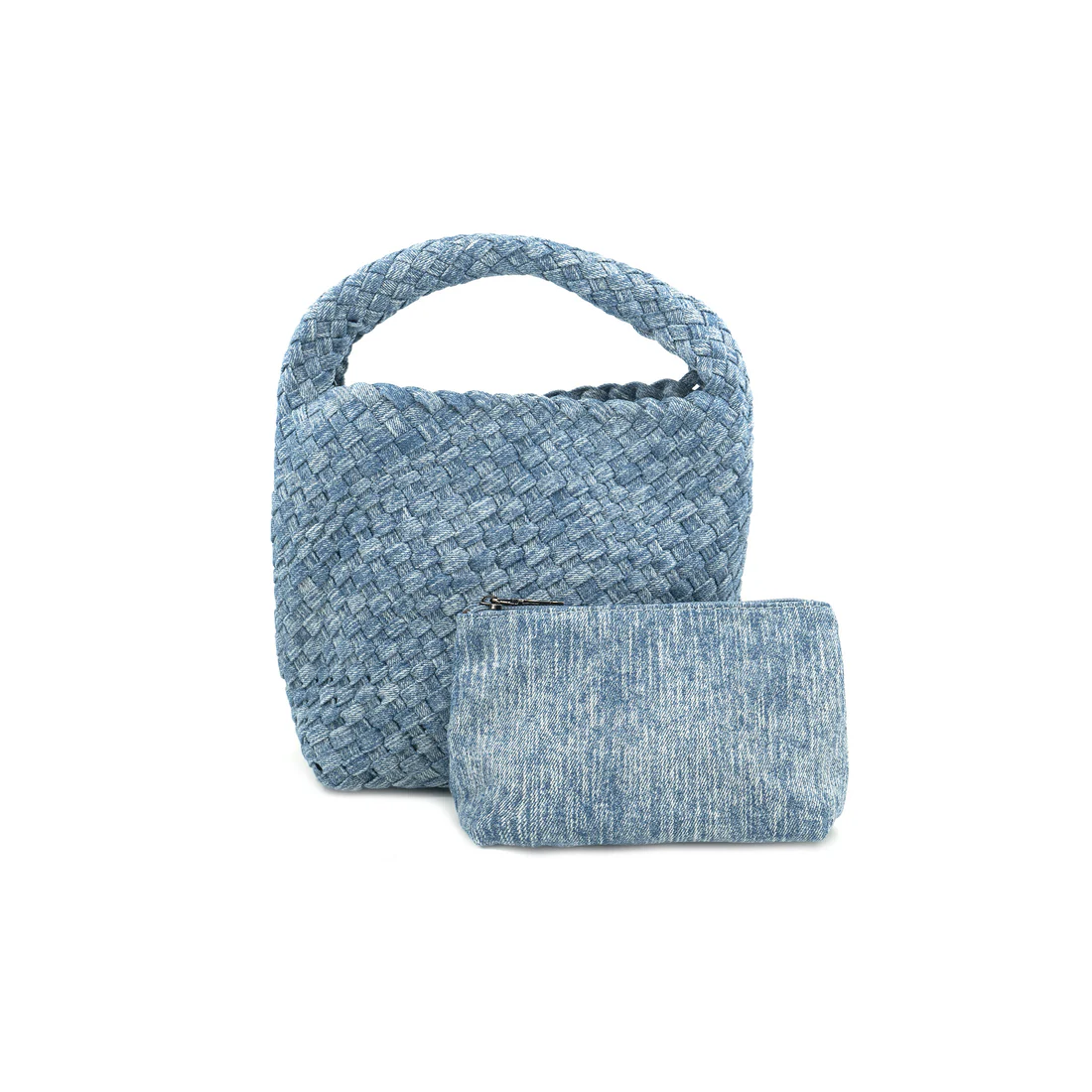 Woven Mini Hobo Bag