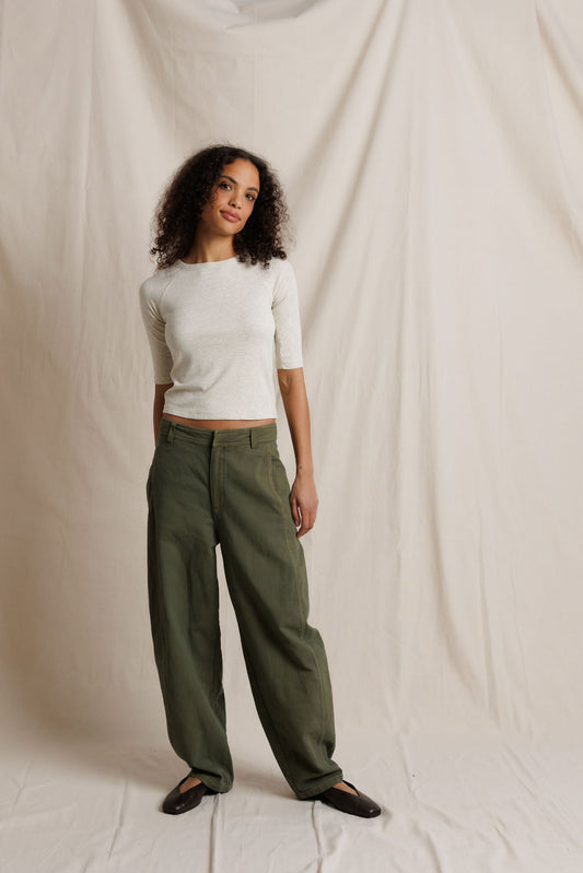 Amelia Short Sleeve Luxe Rib