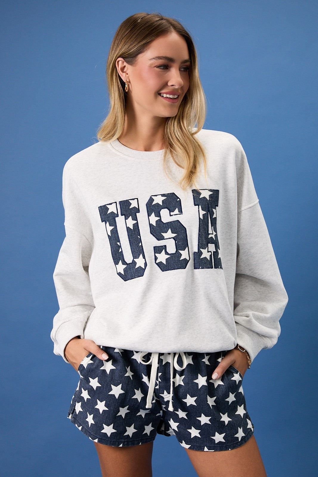 USA Embroidery Sweatshirt