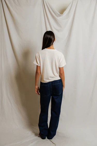 Erin Short Sleeve Crew Neck Baby Tee