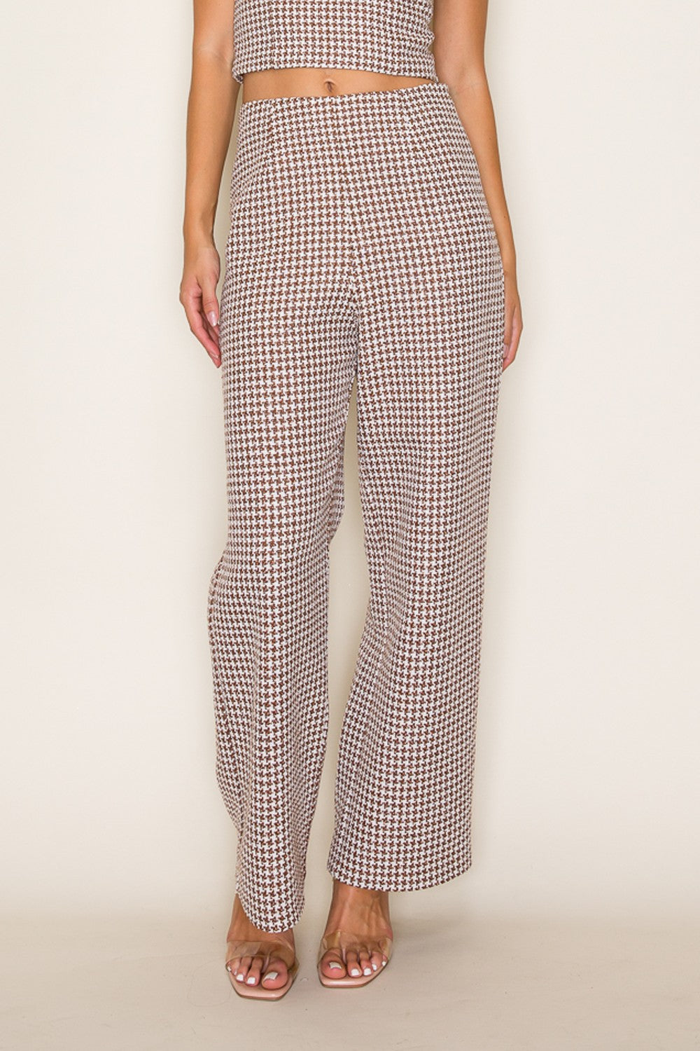Final Sale - Thick And Cozy Checkered Long Pants