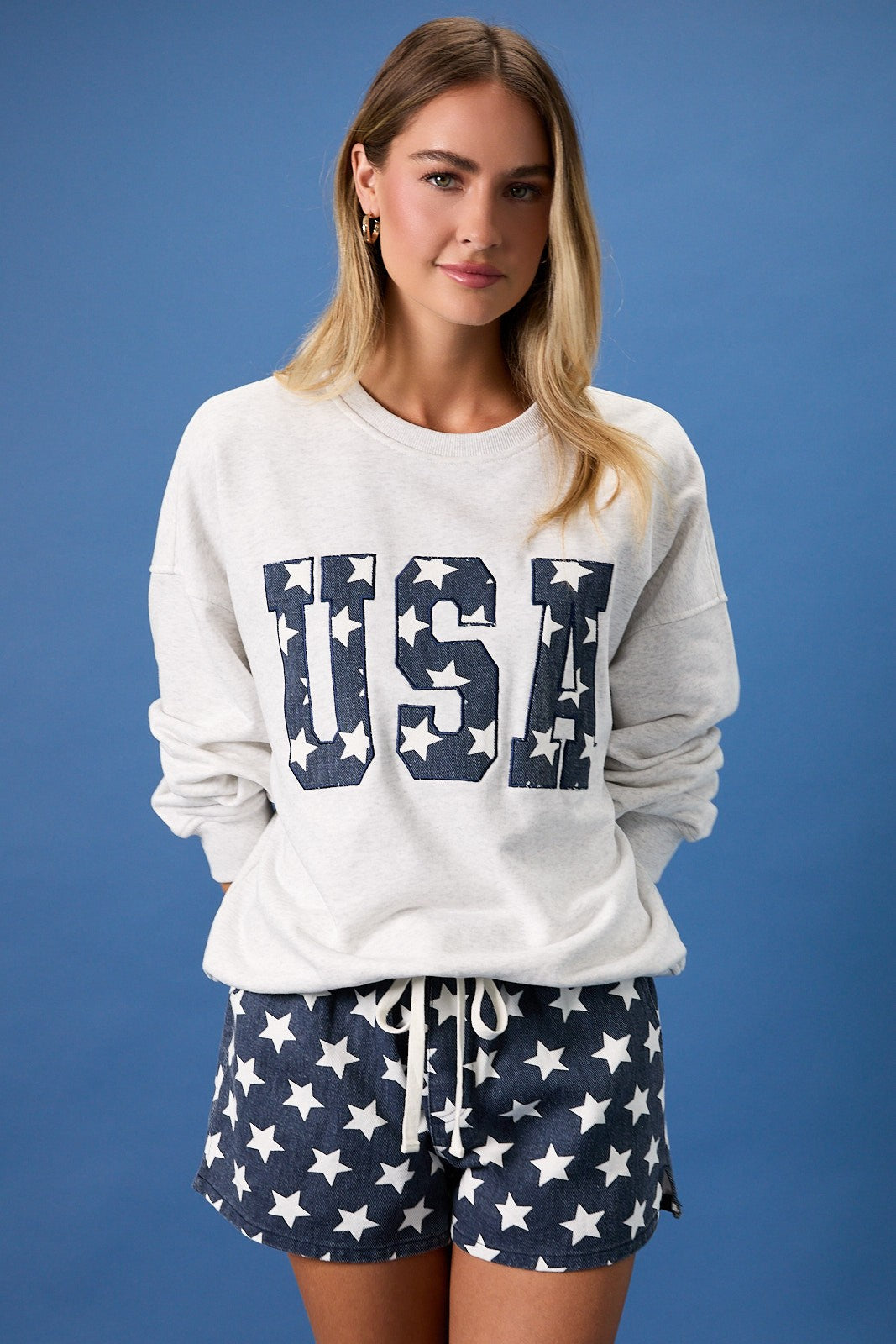 USA Embroidery Sweatshirt