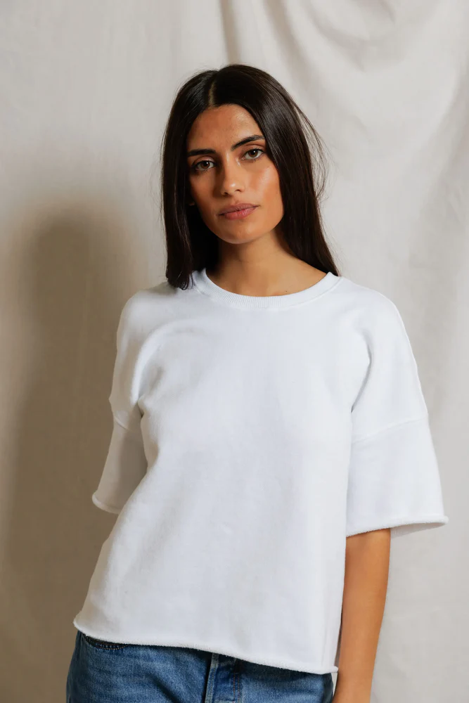 Ezra French Terry Short Sleeve Sweatshirt