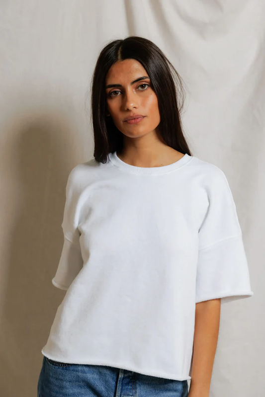 Ezra French Terry Short Sleeve Sweatshirt