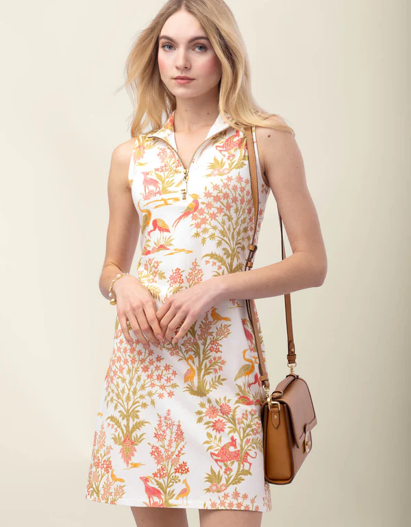 Serena Half-Zip Dress Castillo