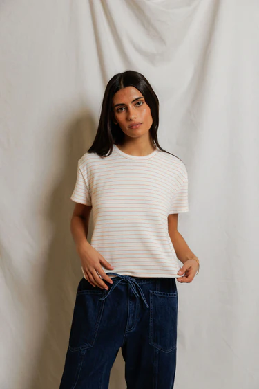 Erin Short Sleeve Crew Neck Baby Tee