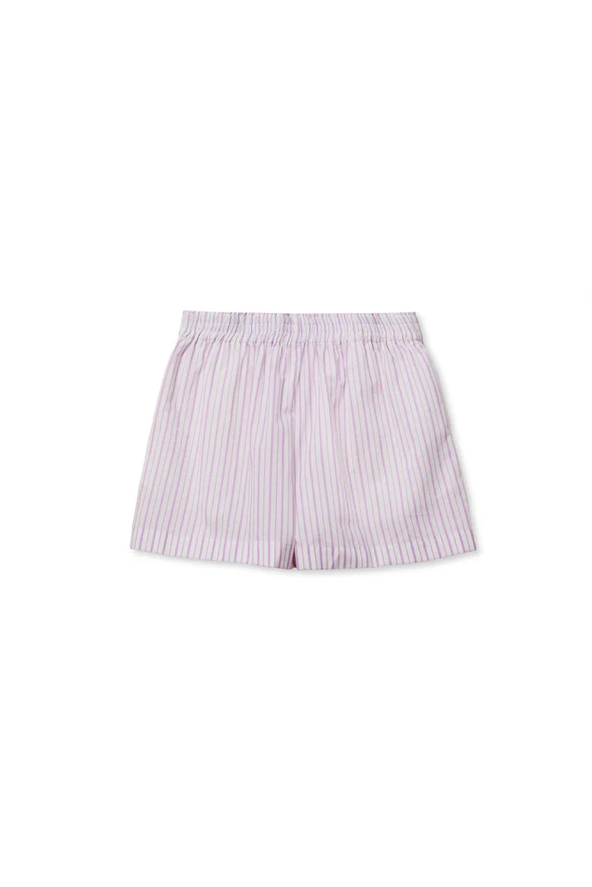 Julie Poplin Pull-On Shorts With Pockets