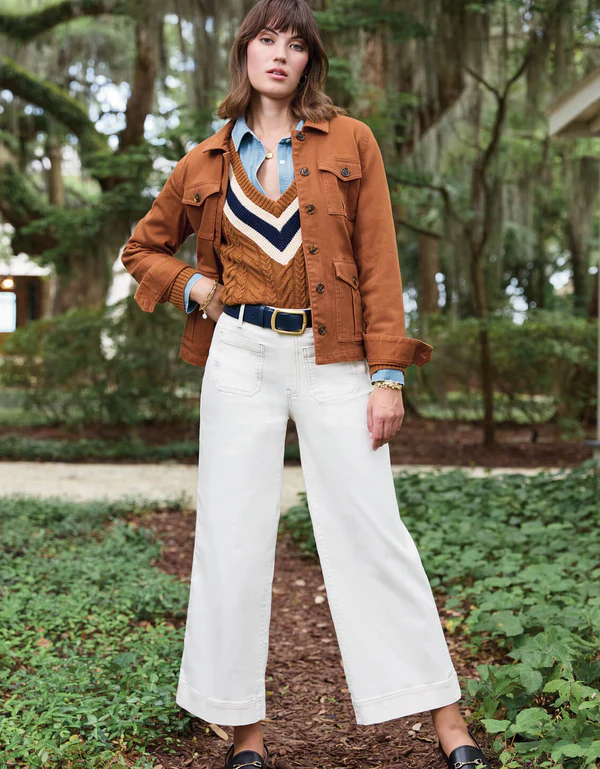 Elaine Twill Jacket Chestnut