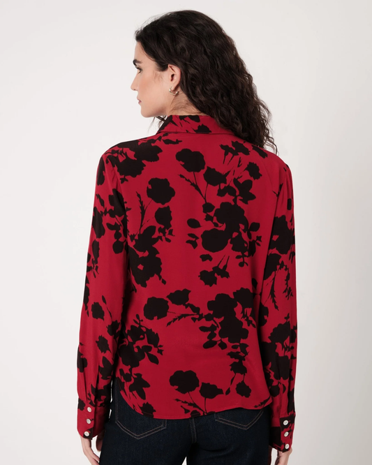 Long Sleeve Wide Cuff Button Up